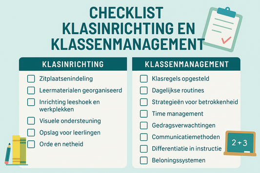 Digitale Checklist voor start schooljaar – Klasseninrichting & Klassenmanagement
